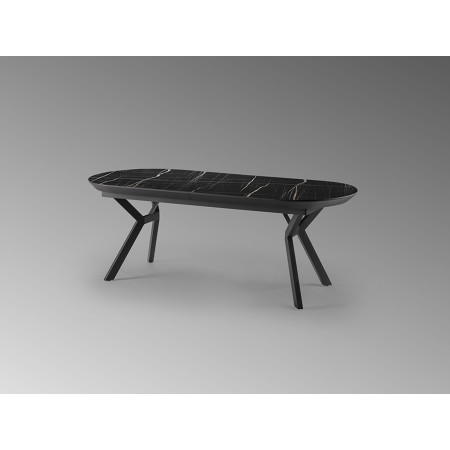 Mesa comedor acabado mármol negro - ANTEA